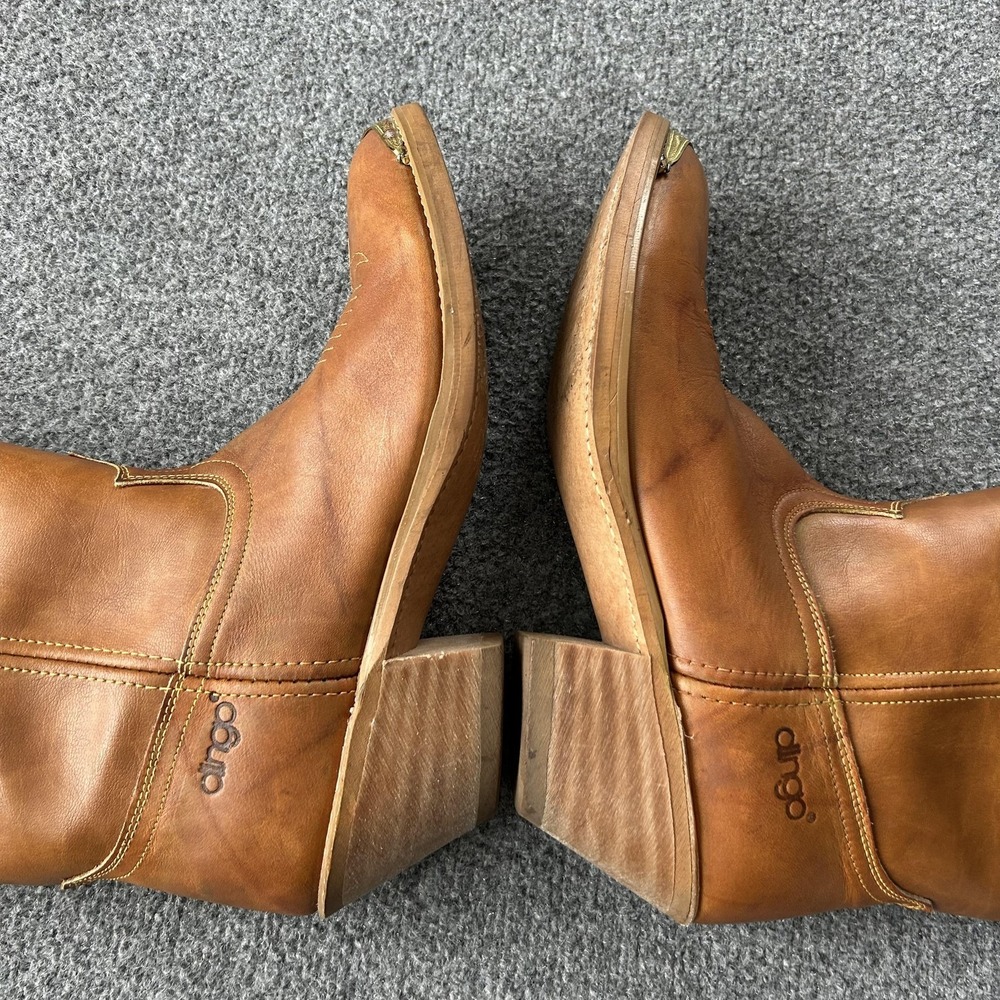 Dingo Boots Mens Size 9.5D Brown Leather Western Cowboy Pointed Toe 585001 - Picture 12 of 16